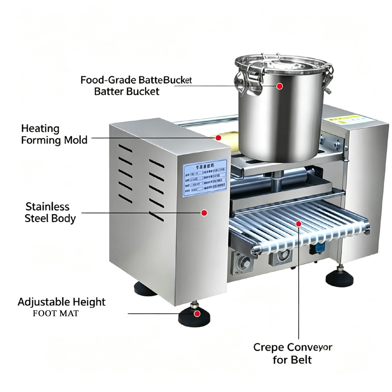 Commercial Automatic Egg Wrapp - Spring Roll Wrapper ulasan dan harga
