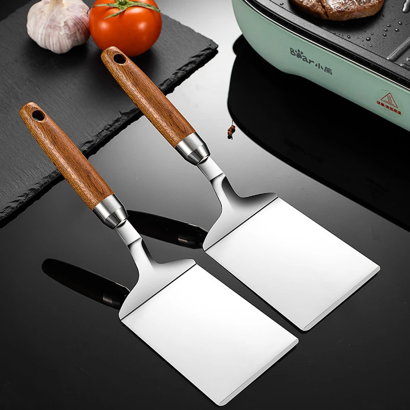 Stainless Steel Square Head St - Okonomiyaki Spatula ulasan dan harga