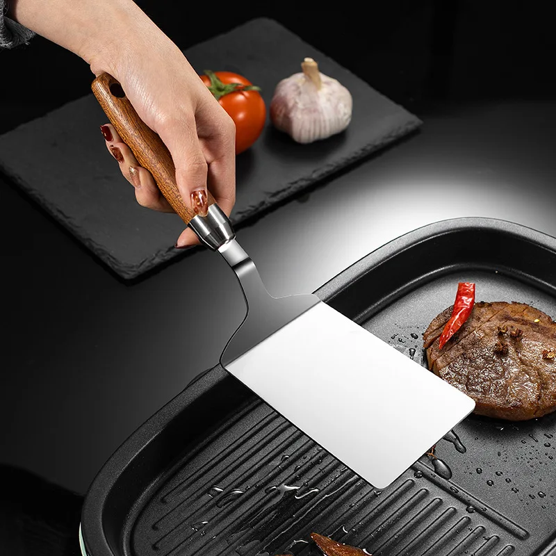 Stainless Steel Square Head St - Okonomiyaki Spatula ulasan dan harga