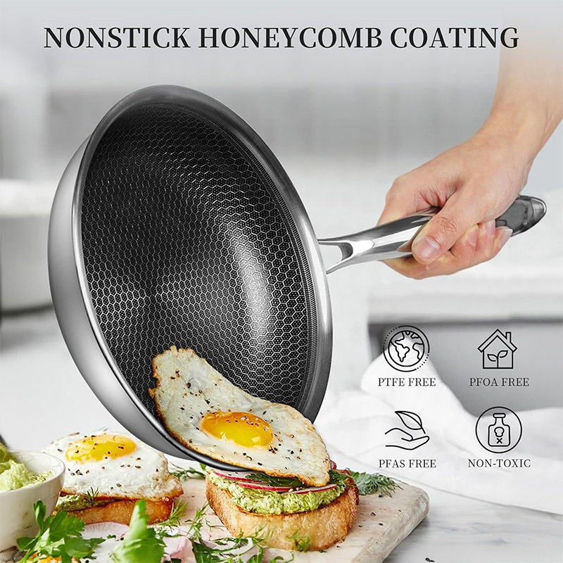 Stainless Steel Frying Pan wit - Egg Waffle Pan ulasan dan harga