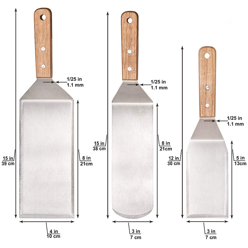 Professional Spatulas Set, Ove - Okonomiyaki Spatula ulasan dan harga