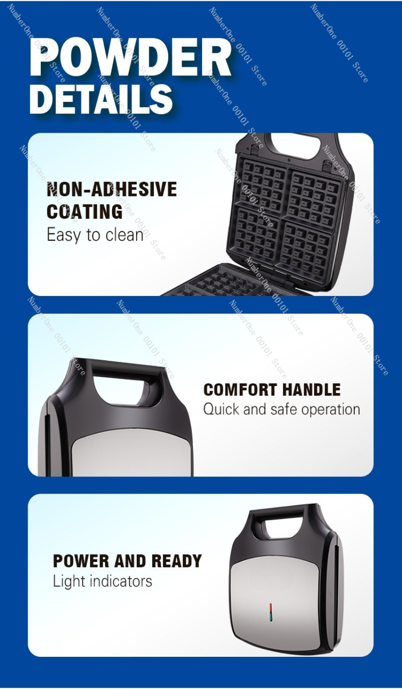 Household Small Multipurpose 3 - Waffle Cone Maker ulasan dan harga