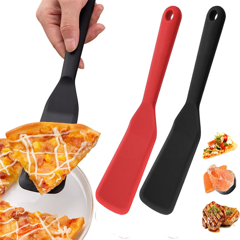 1/2pcs Thin Silicone Spatula T - Okonomiyaki Spatula ulasan dan harga