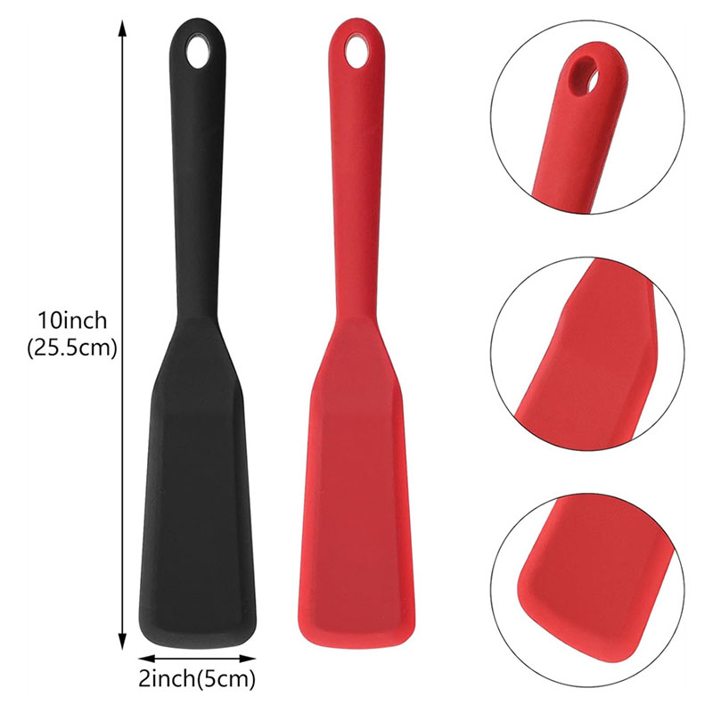 1/2pcs Thin Silicone Spatula T - Okonomiyaki Spatula ulasan dan harga