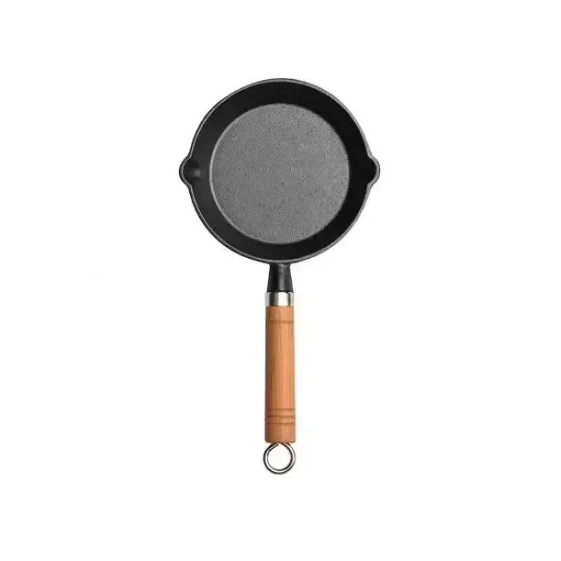 20/23/26cm Cast Iron Frying Pa - Egg Waffle Pan ulasan dan harga