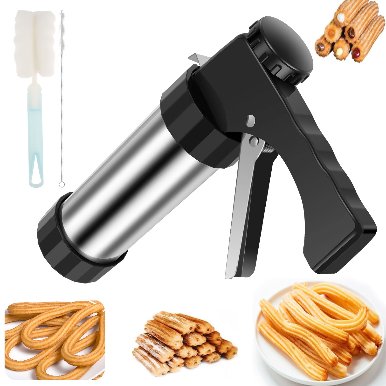 Churro Maker Machine Cookie Pr - Churros Maker Gun ulasan dan harga
