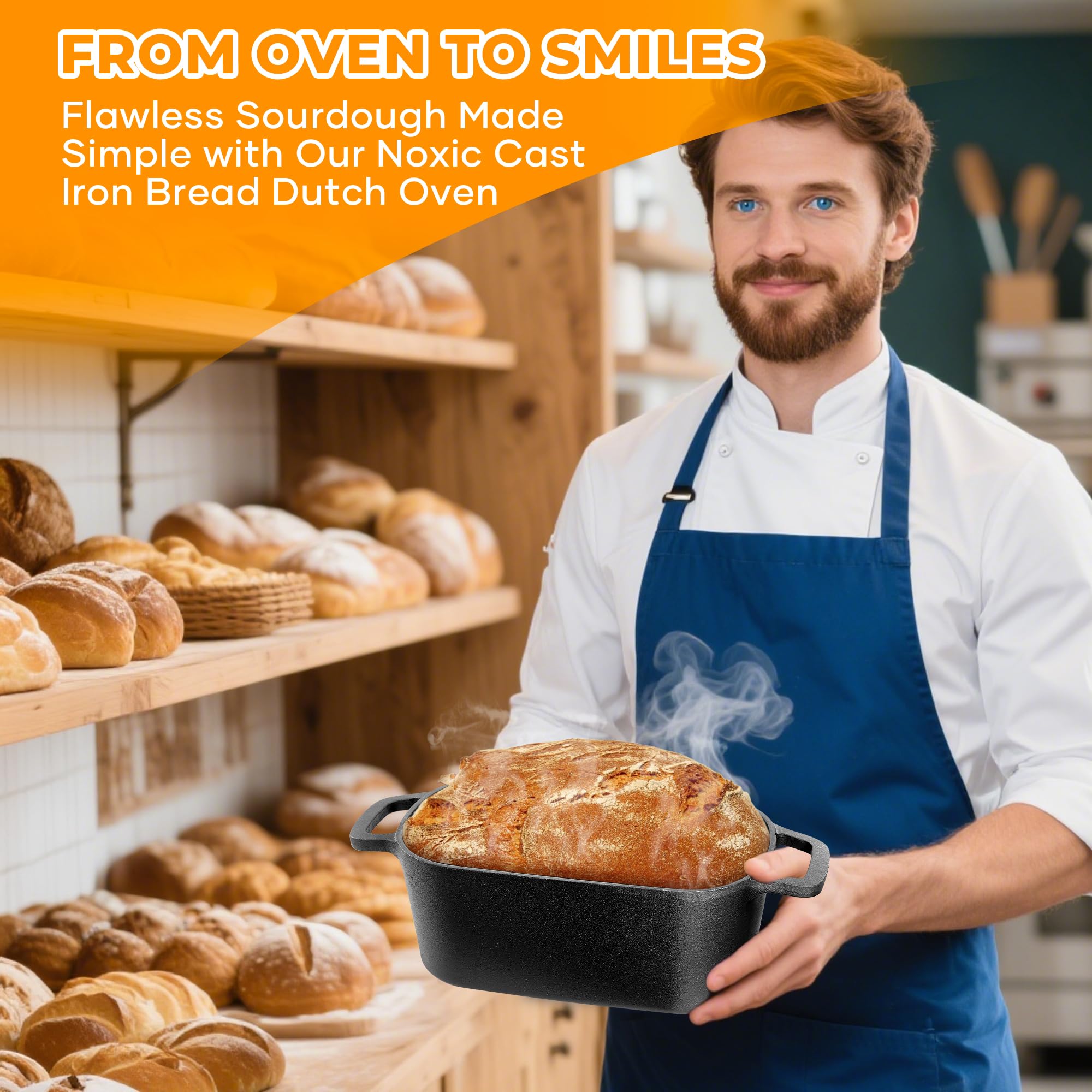 Dutch Oven For Bread Baking So - Cast Iron Corn ulasan dan harga