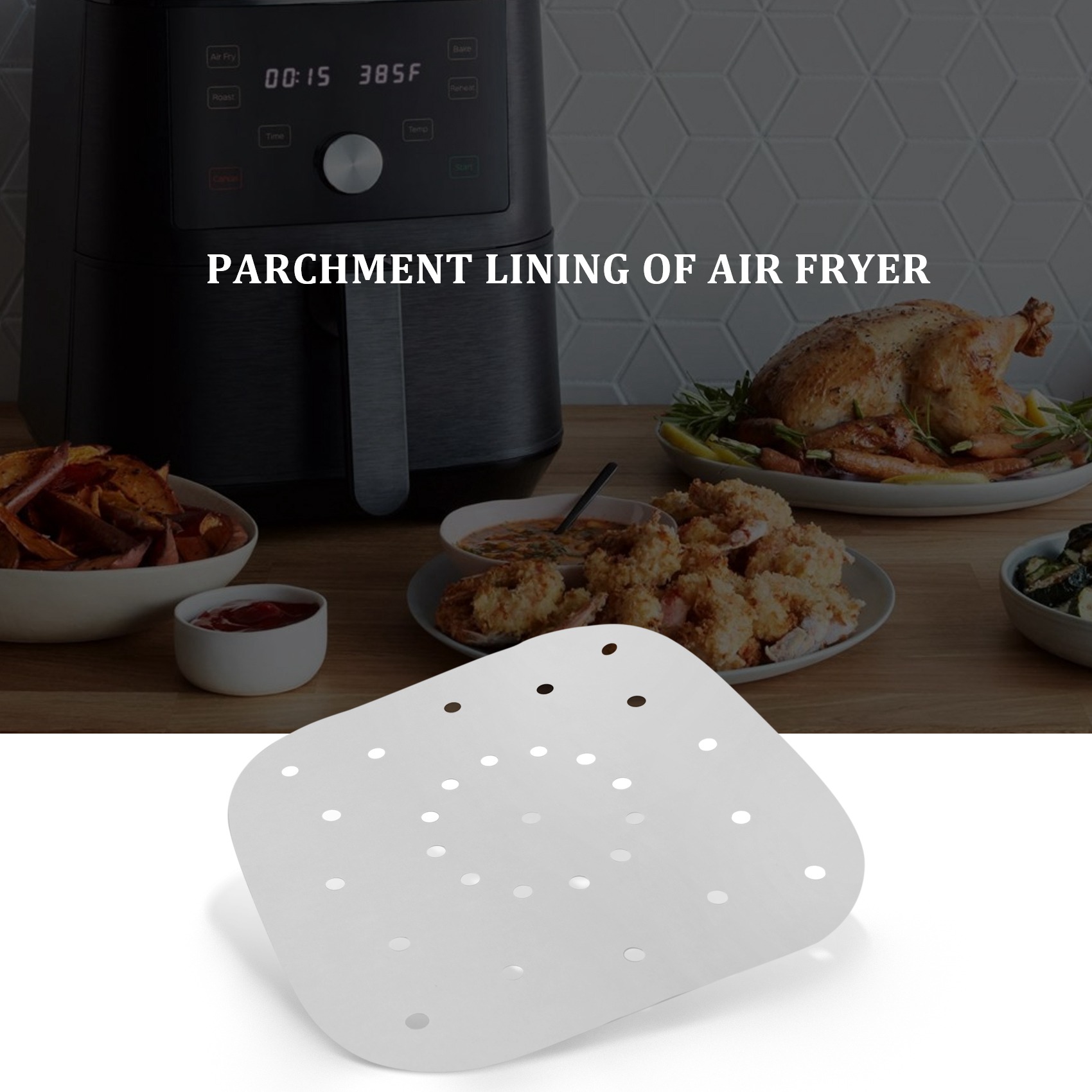 Air Fryer Parchment Paper Line - Philips Air Fryer Airfryer Xxl ulasan dan harga