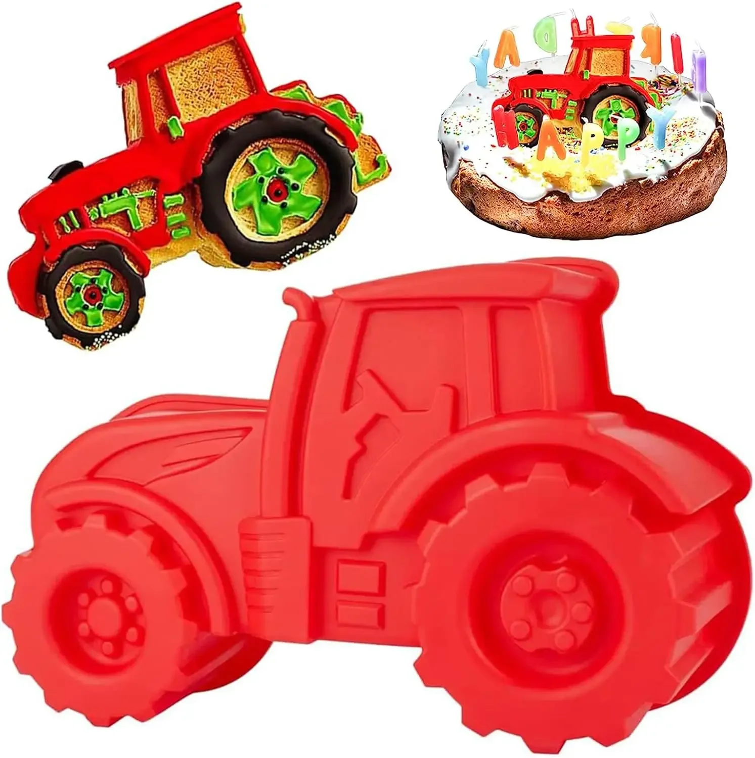 3D Tractor Silicone Baking Mou - Bunny Cake Mold ulasan dan harga