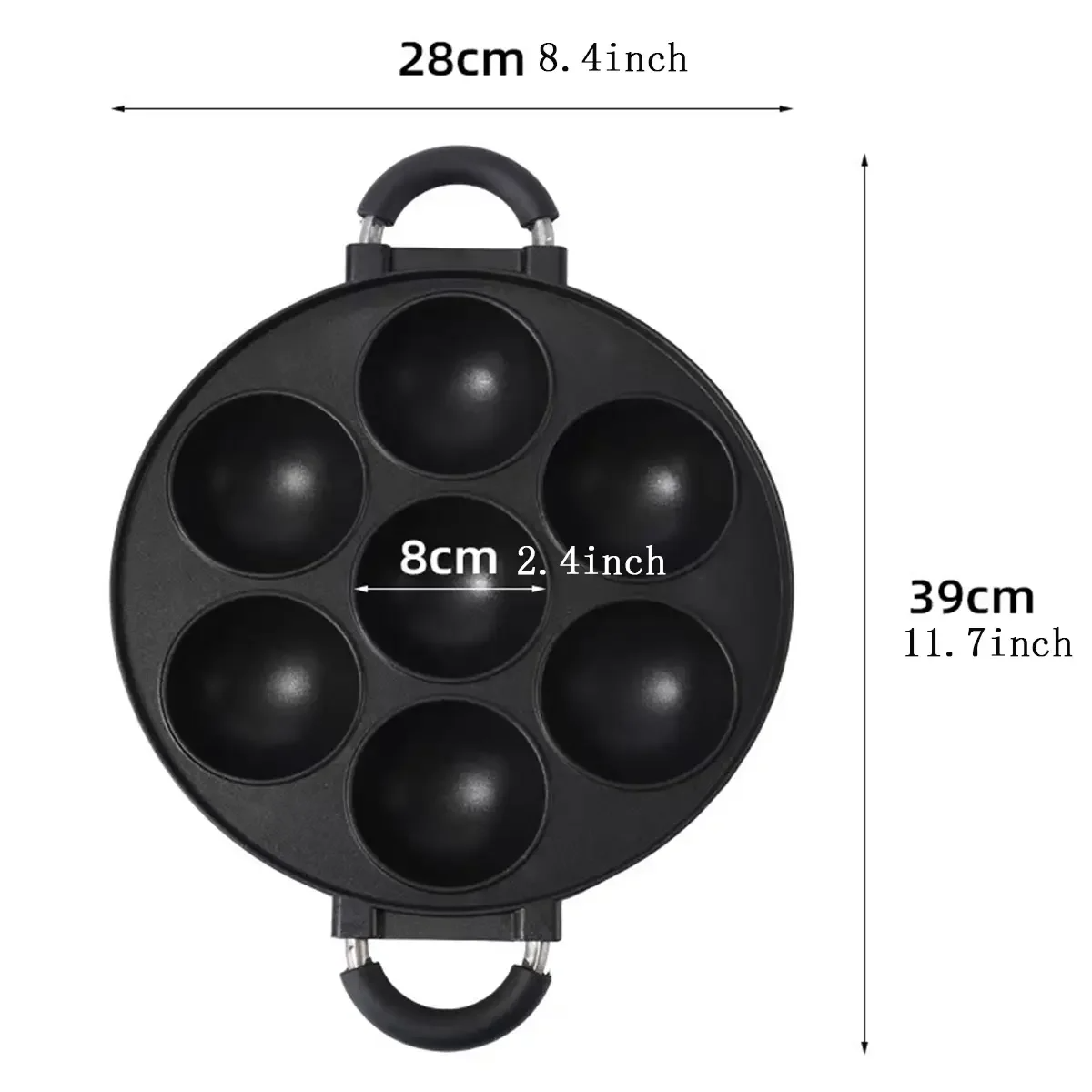 7 Hole Cake Cooking Pan Cast I - Cast Iron Corn ulasan dan harga