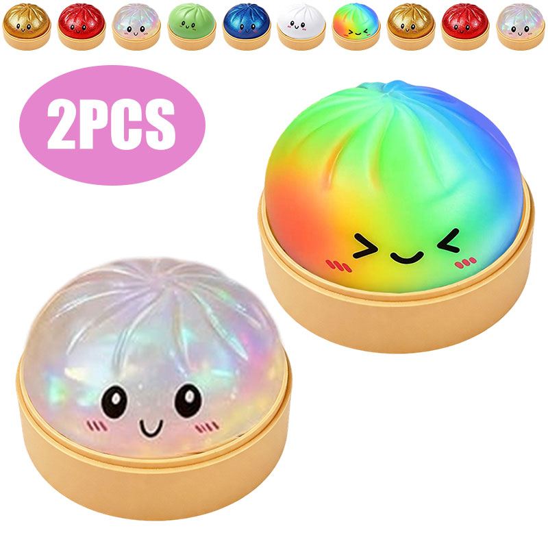 Bao Bun Squishy Toy with Bambo - Bao Steamer Bamboo ulasan dan harga
