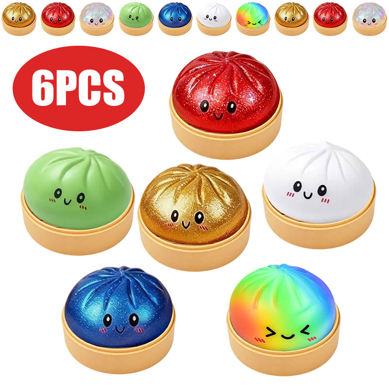 Bao Bun Squishy Toy with Bambo - Bao Steamer Bamboo ulasan dan harga