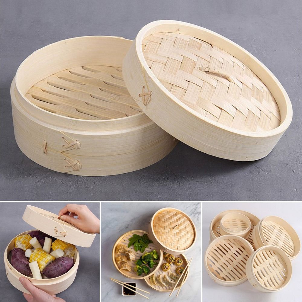 Chinese Steamer Basket Bamboo  - Bao Steamer Bamboo ulasan dan harga