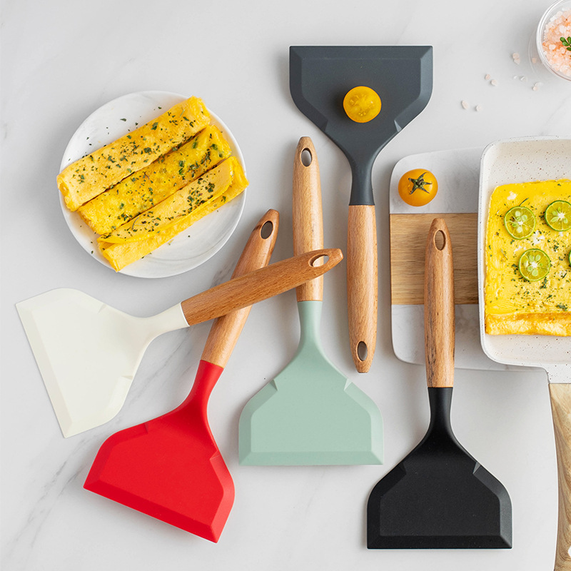 Food Grade Silicone Cooking Ut - Okonomiyaki Spatula ulasan dan harga