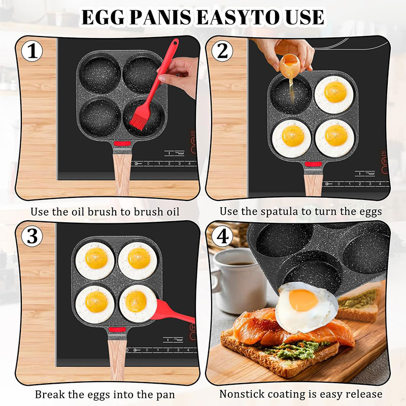 Deepened Egg Frying Pan with L - Egg Waffle Pan ulasan dan harga