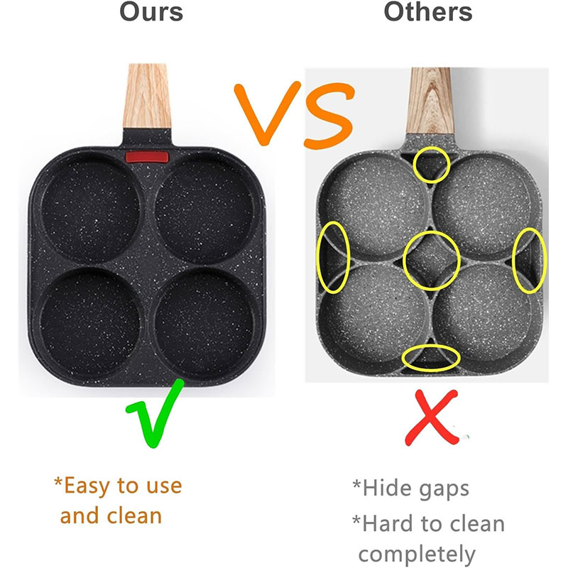 Deepened Egg Frying Pan with L - Egg Waffle Pan ulasan dan harga