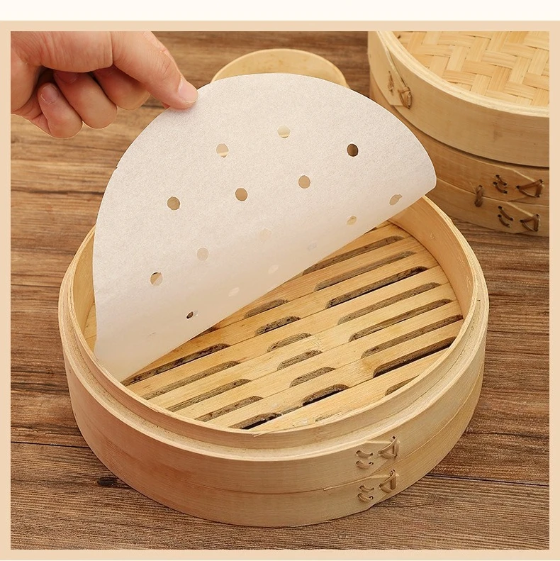 100Pcs Food Grade Disposable S - Bao Steamer Bamboo ulasan dan harga