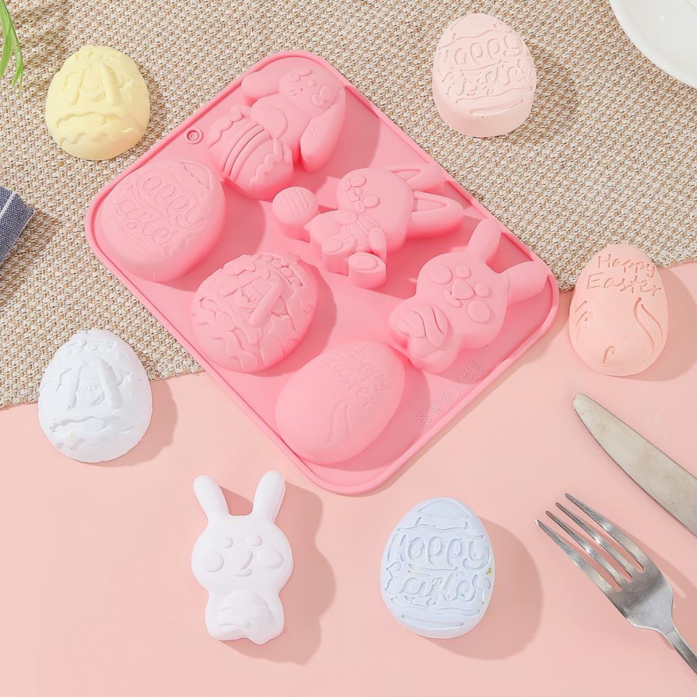 Bunny Chocolate Mold 4pcs Bunn - Bunny Cake Mold ulasan dan harga