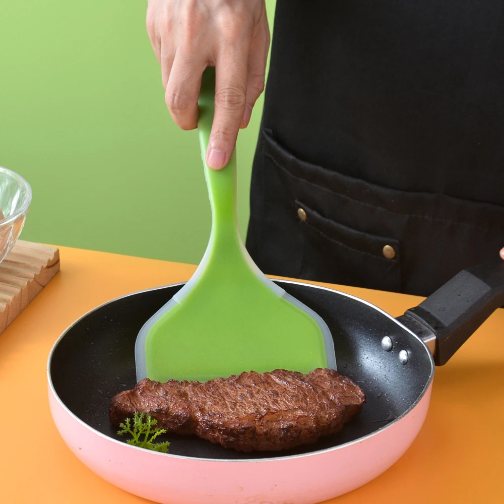 1PC Silicone Spatula Wide Mout - Okonomiyaki Spatula ulasan dan harga