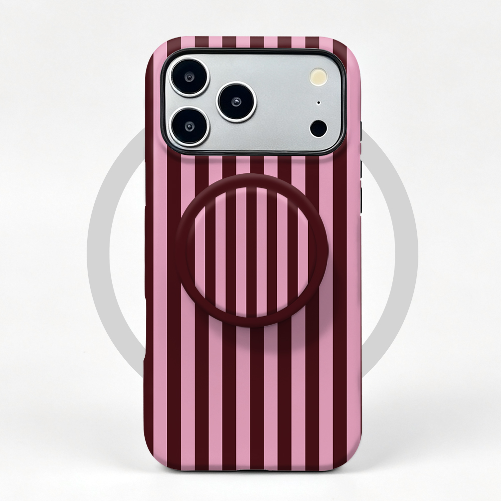 Striped Magnetic Case For iPho - Taco Stand Holder ulasan dan harga